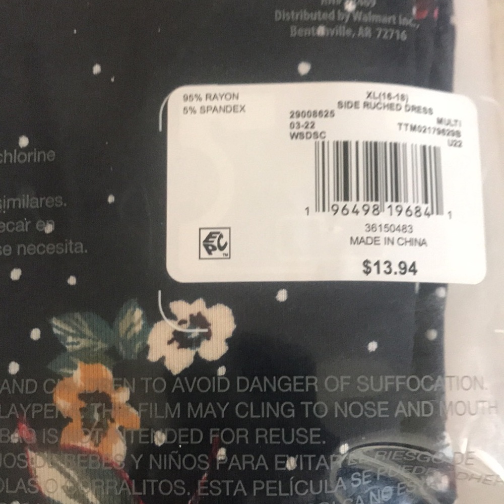 Maternity Ladies XL Dress Sealed - Brand New in Package Ladies XL - Picture 5 of 5